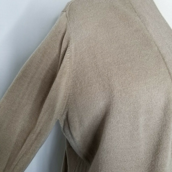 Karen Scott Open-Front Cardigan  Chestnut Heather - Picture 4 of 8